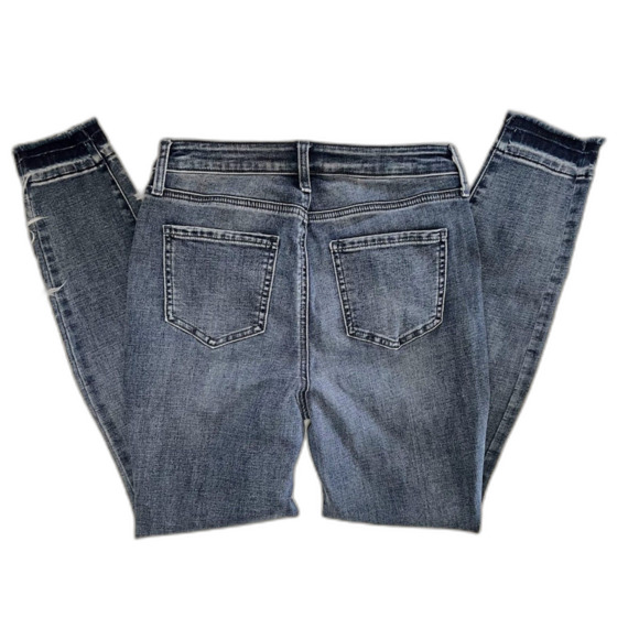 NYDJ Ami Skinny Jeans Size 2 Womens Raw Frayed Released Hem - Picture 8 of 9